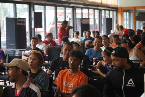 Race photo from Soft Launching Buku "Enggak Lari, Enggak Keren" & IdeaRun