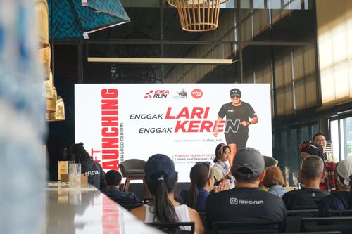 Race photo from Soft Launching Buku "Enggak Lari, Enggak Keren" & IdeaRun