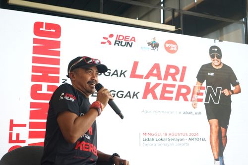 Race photo from Soft Launching Buku "Enggak Lari, Enggak Keren" & IdeaRun