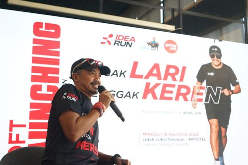 Race photo from Soft Launching Buku "Enggak Lari, Enggak Keren" & IdeaRun