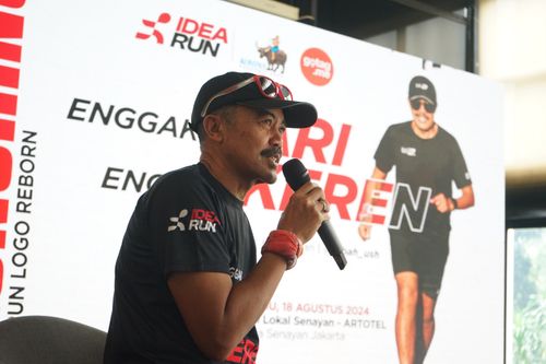 Race photo from Soft Launching Buku "Enggak Lari, Enggak Keren" & IdeaRun