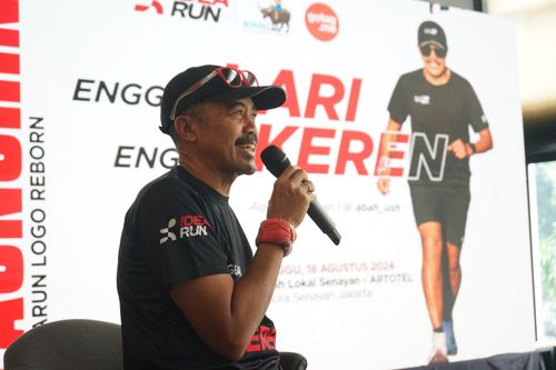 Race photo from Soft Launching Buku "Enggak Lari, Enggak Keren" & IdeaRun