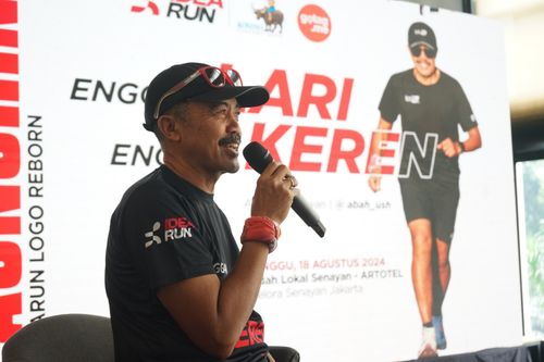 Race photo from Soft Launching Buku "Enggak Lari, Enggak Keren" & IdeaRun