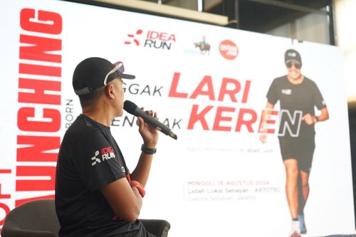 Race photo from Soft Launching Buku "Enggak Lari, Enggak Keren" & IdeaRun