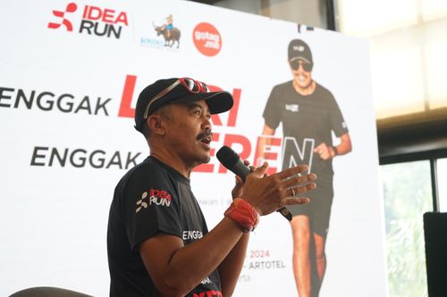 Race photo from Soft Launching Buku "Enggak Lari, Enggak Keren" & IdeaRun