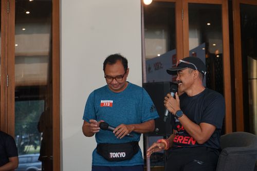 Race photo from Soft Launching Buku "Enggak Lari, Enggak Keren" & IdeaRun