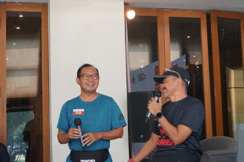 Race photo from Soft Launching Buku "Enggak Lari, Enggak Keren" & IdeaRun