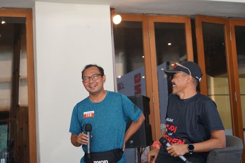 Race photo from Soft Launching Buku "Enggak Lari, Enggak Keren" & IdeaRun