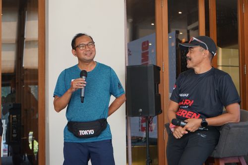 Race photo from Soft Launching Buku "Enggak Lari, Enggak Keren" & IdeaRun