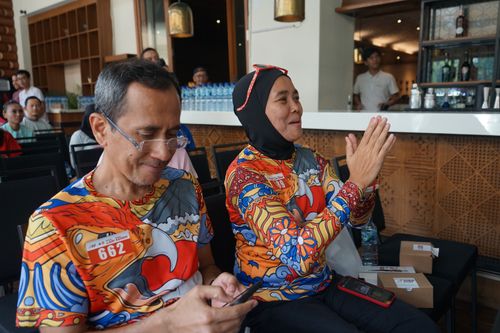Race photo from Soft Launching Buku "Enggak Lari, Enggak Keren" & IdeaRun