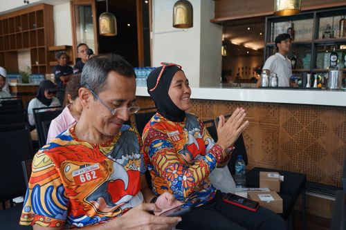 Race photo from Soft Launching Buku "Enggak Lari, Enggak Keren" & IdeaRun
