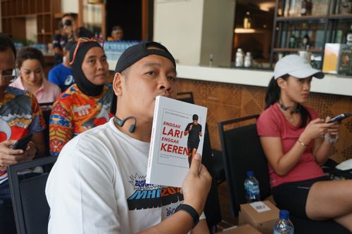 Race photo from Soft Launching Buku "Enggak Lari, Enggak Keren" & IdeaRun