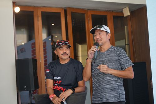 Race photo from Soft Launching Buku "Enggak Lari, Enggak Keren" & IdeaRun