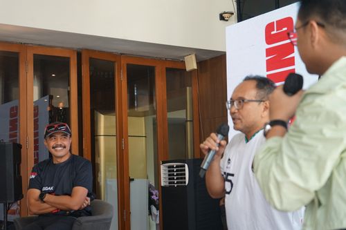 Race photo from Soft Launching Buku "Enggak Lari, Enggak Keren" & IdeaRun