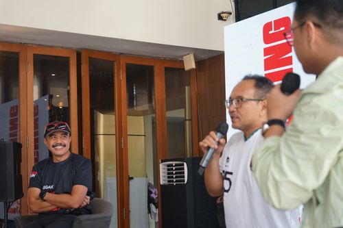 Race photo from Soft Launching Buku "Enggak Lari, Enggak Keren" & IdeaRun
