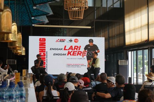 Race photo from Soft Launching Buku "Enggak Lari, Enggak Keren" & IdeaRun