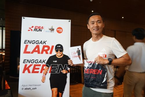 Race photo from Soft Launching Buku "Enggak Lari, Enggak Keren" & IdeaRun