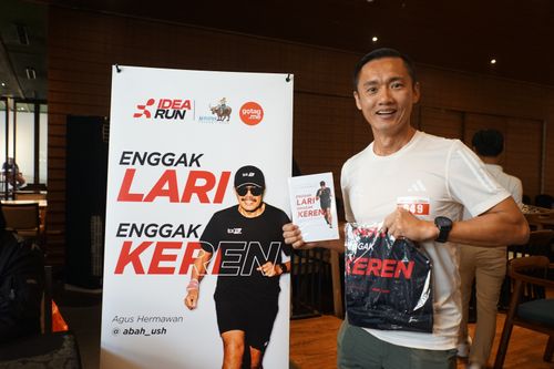 Race photo from Soft Launching Buku "Enggak Lari, Enggak Keren" & IdeaRun