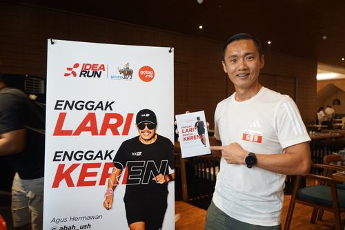 Race photo from Soft Launching Buku "Enggak Lari, Enggak Keren" & IdeaRun