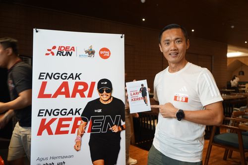Race photo from Soft Launching Buku "Enggak Lari, Enggak Keren" & IdeaRun