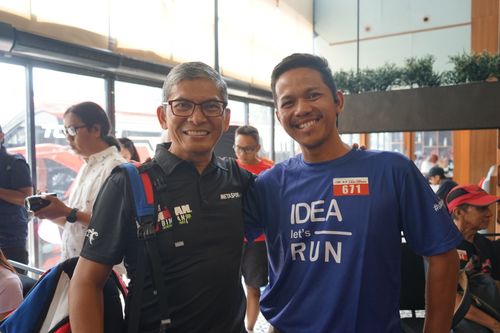 Race photo from Soft Launching Buku "Enggak Lari, Enggak Keren" & IdeaRun