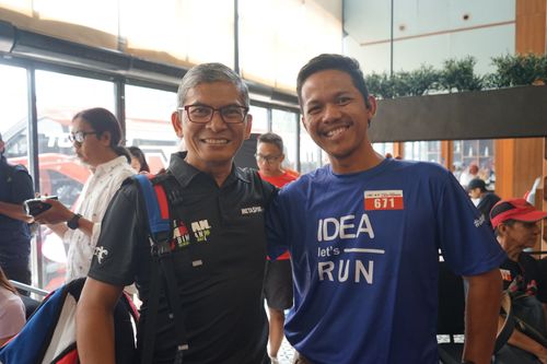 Race photo from Soft Launching Buku "Enggak Lari, Enggak Keren" & IdeaRun