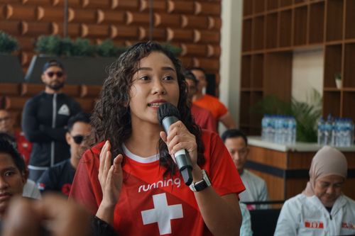 Race photo from Soft Launching Buku "Enggak Lari, Enggak Keren" & IdeaRun