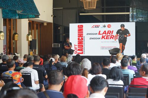 Race photo from Soft Launching Buku "Enggak Lari, Enggak Keren" & IdeaRun