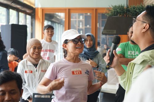 Race photo from Soft Launching Buku "Enggak Lari, Enggak Keren" & IdeaRun