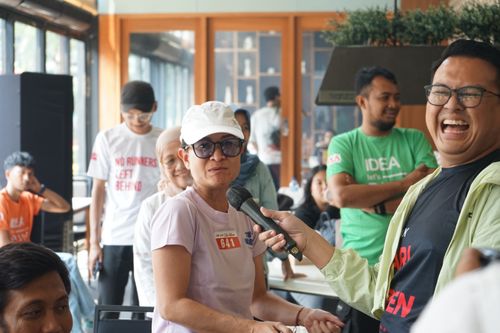 Race photo from Soft Launching Buku "Enggak Lari, Enggak Keren" & IdeaRun