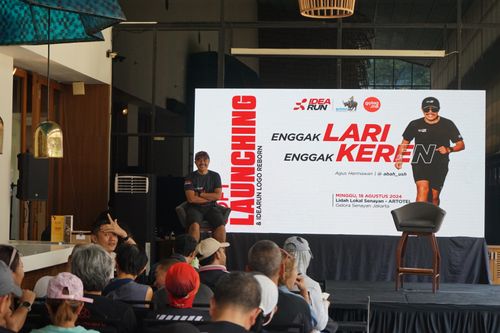 Race photo from Soft Launching Buku "Enggak Lari, Enggak Keren" & IdeaRun