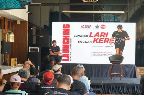 Race photo from Soft Launching Buku "Enggak Lari, Enggak Keren" & IdeaRun