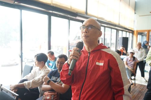 Race photo from Soft Launching Buku "Enggak Lari, Enggak Keren" & IdeaRun