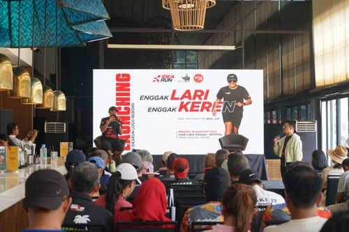 Race photo from Soft Launching Buku "Enggak Lari, Enggak Keren" & IdeaRun