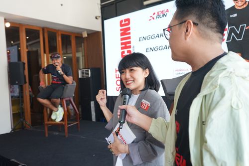 Race photo from Soft Launching Buku "Enggak Lari, Enggak Keren" & IdeaRun