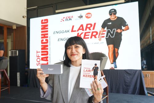 Race photo from Soft Launching Buku "Enggak Lari, Enggak Keren" & IdeaRun