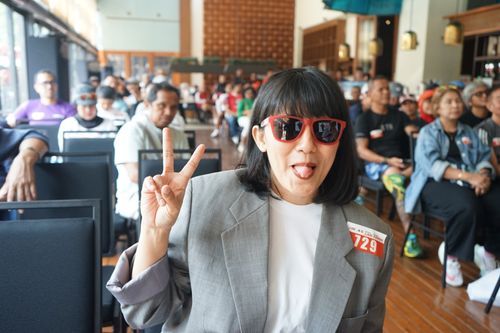 Race photo from Soft Launching Buku "Enggak Lari, Enggak Keren" & IdeaRun