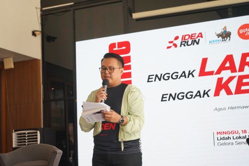 Race photo from Soft Launching Buku "Enggak Lari, Enggak Keren" & IdeaRun
