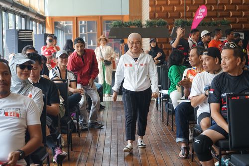 Race photo from Soft Launching Buku "Enggak Lari, Enggak Keren" & IdeaRun