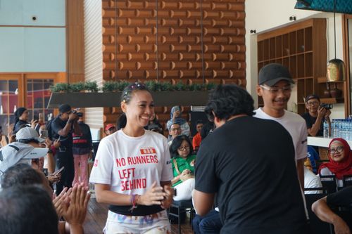 Race photo from Soft Launching Buku "Enggak Lari, Enggak Keren" & IdeaRun