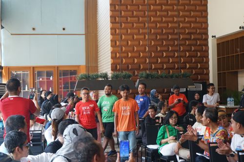 Race photo from Soft Launching Buku "Enggak Lari, Enggak Keren" & IdeaRun
