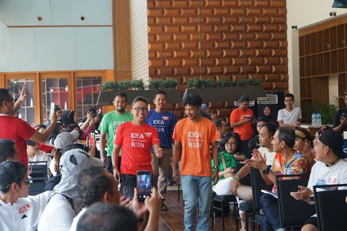 Race photo from Soft Launching Buku "Enggak Lari, Enggak Keren" & IdeaRun