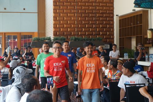 Race photo from Soft Launching Buku "Enggak Lari, Enggak Keren" & IdeaRun