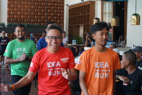 Race photo from Soft Launching Buku "Enggak Lari, Enggak Keren" & IdeaRun