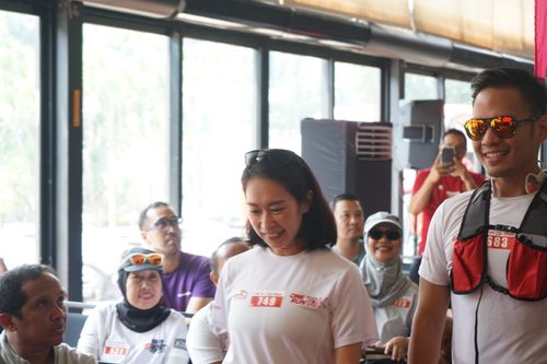 Race photo from Soft Launching Buku "Enggak Lari, Enggak Keren" & IdeaRun