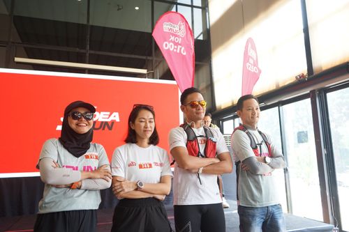 Race photo from Soft Launching Buku "Enggak Lari, Enggak Keren" & IdeaRun