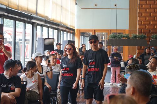 Race photo from Soft Launching Buku "Enggak Lari, Enggak Keren" & IdeaRun
