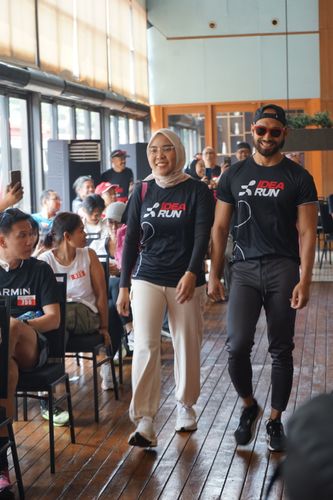 Race photo from Soft Launching Buku "Enggak Lari, Enggak Keren" & IdeaRun