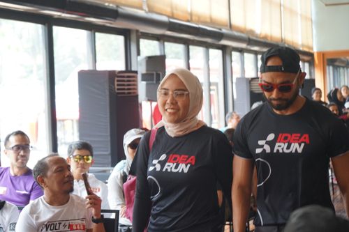 Race photo from Soft Launching Buku "Enggak Lari, Enggak Keren" & IdeaRun