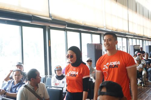 Race photo from Soft Launching Buku "Enggak Lari, Enggak Keren" & IdeaRun